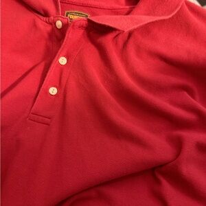 The Foundry Supply Co. Vibrant Red Polo Shirt